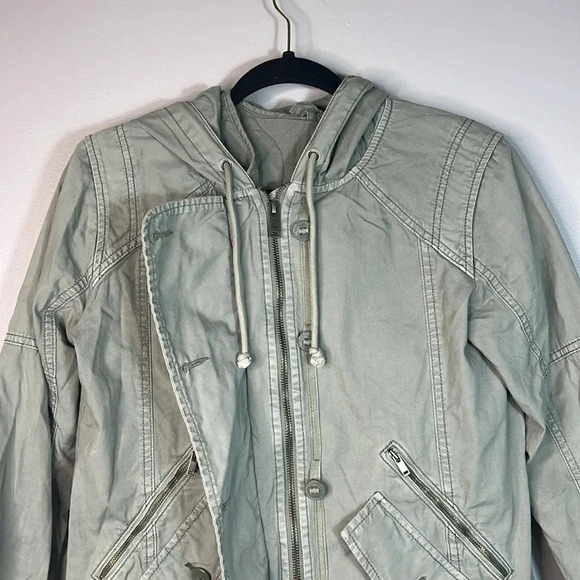 American Eagle Green Bomber Jacket Combat - XS - EUC - Picture 2 of 13